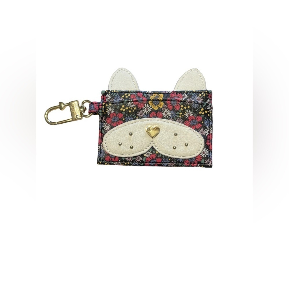 Betsey Johnson Floral Dog Card Holder